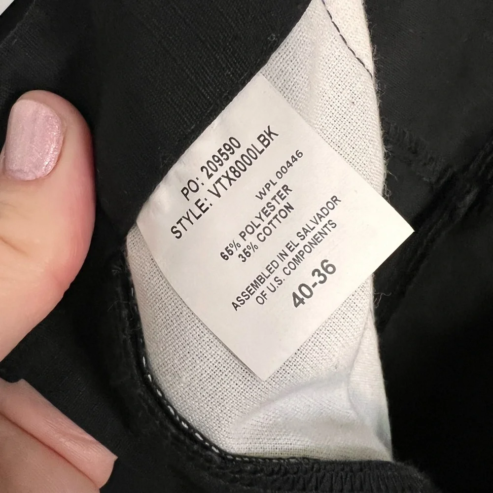 NWT Vertx Men’s Phantom 2.0 Lt Tactical Pants size 40-38 in Black - Picture 8 of 9
